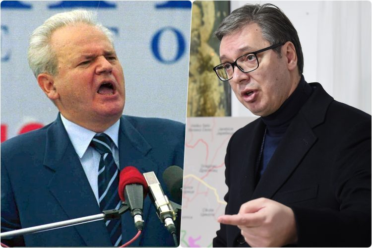 Vučić ko Milošević
